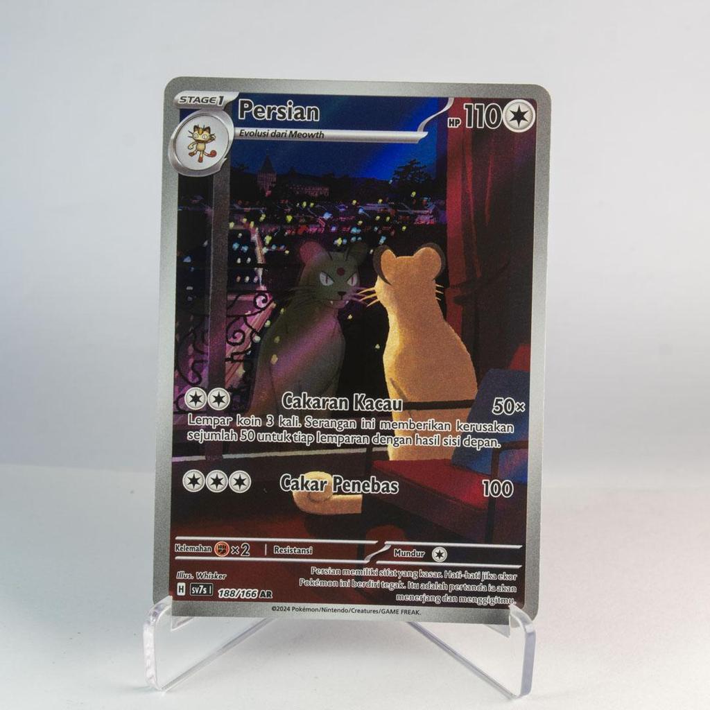Persian AR 188/166 SV7s Bimbingan Rasi Kartu Pokemon TCG Original Indonesia