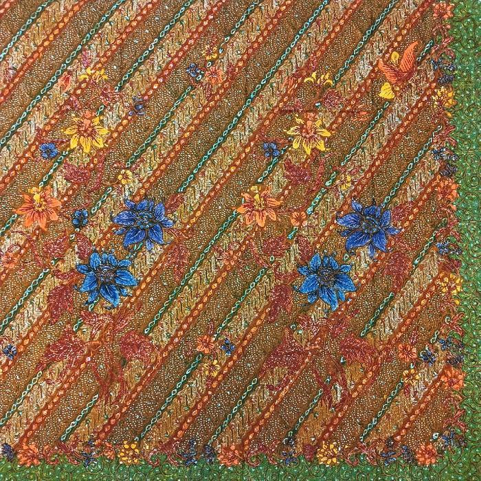 KAIN JARIK SAMPING BATIK TULIS COLET MODEL TIGA NEGRI LAWASAN