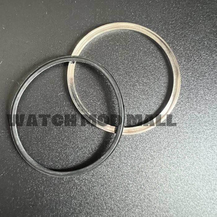 Aksesoris Jam Tangan Mod 6139 Crystal Gasket Metal Ring Replacement For seiko Pogue 6139 6000 6002