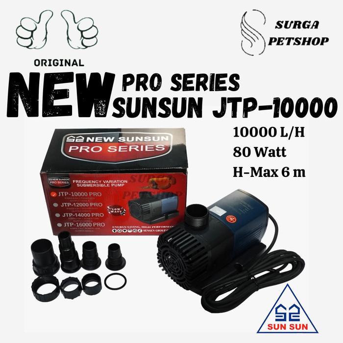 NEW SUNSUN JTP 10000 PRO POMPA AIR CELUP AKUARIUM KOLAM JTP10000