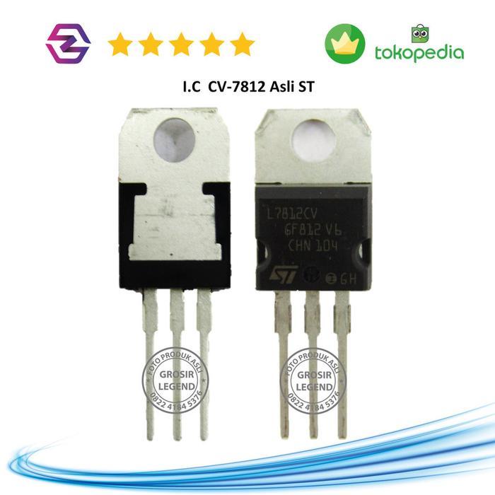 IC Ic ic 7812CV 7812 CV ST Asli/Original