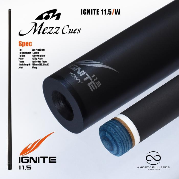 Mezz Ignite Carbon Shaft Joint Wavy / Shaftt Play Billiard