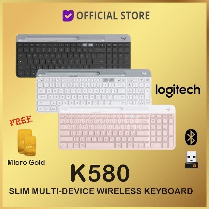 Logitech K580 Slim Multi Device Wireless Bluetooth Keyboard K 580