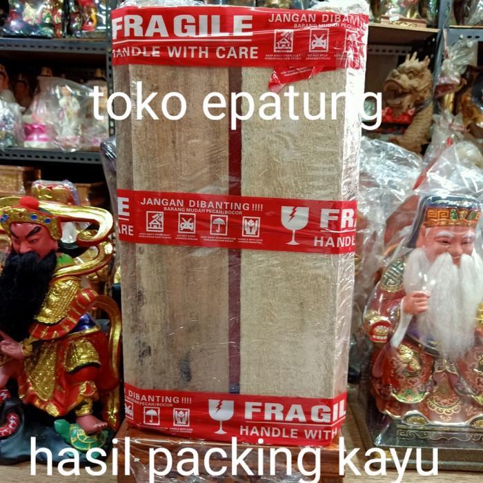 patung dewi kwan im / kwan in - duduk naga - fiber - 12 inch