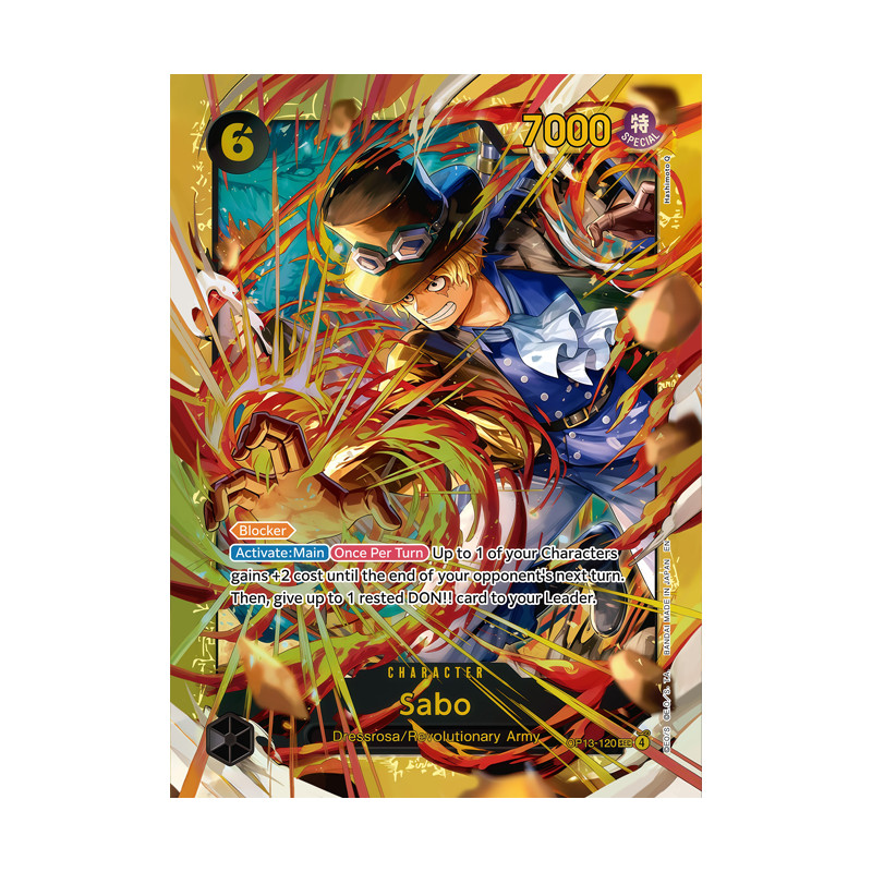 Diy Card Carrying On His Will Op13 Op13-118 Monkey D Luffy Op13-119 Portagas D Ace Op13-120 Sabo