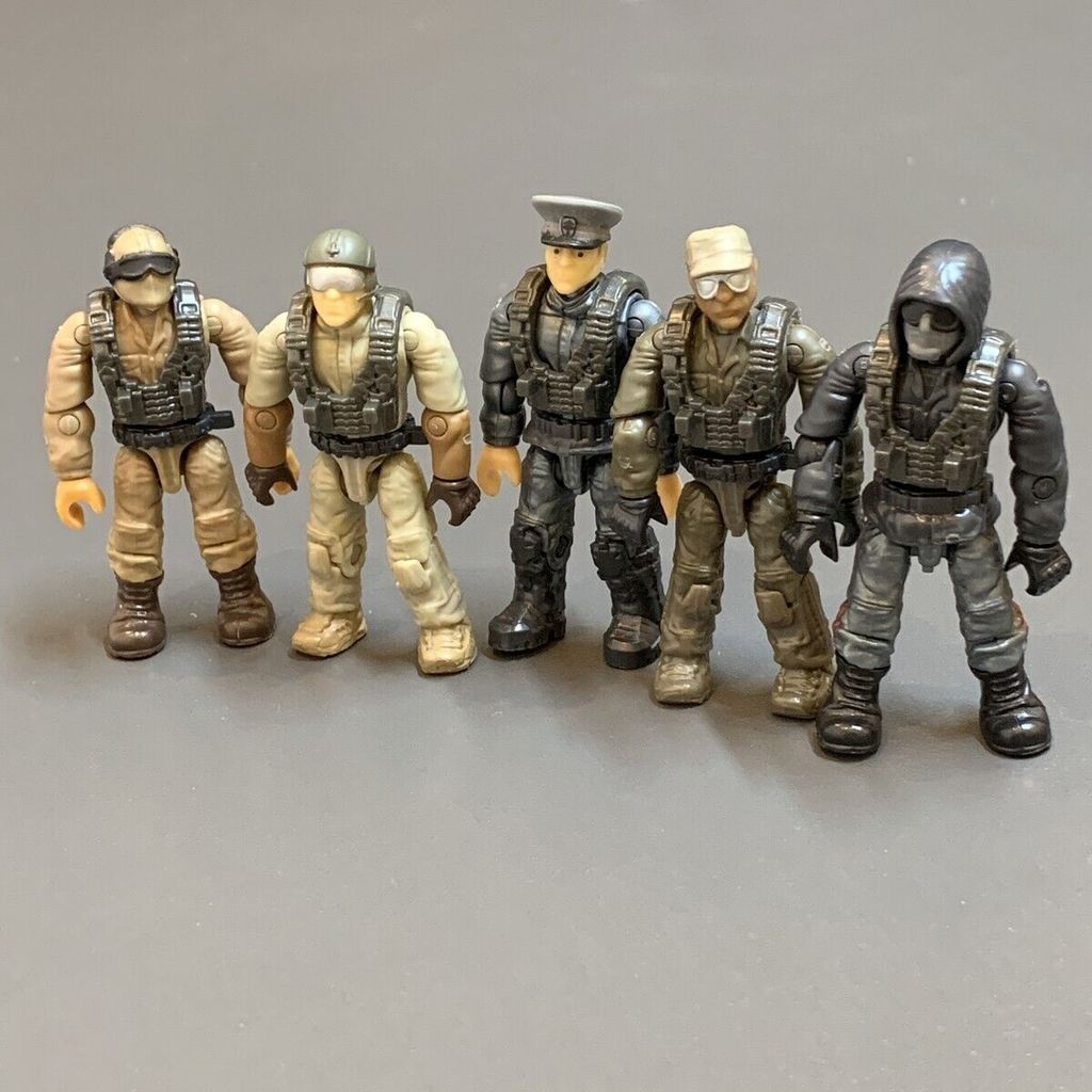 Lot Mega Construx Bloks Call Of Duty COD WWII Invasion Winter Soldier Jungle Troopers Hazmat Sniper