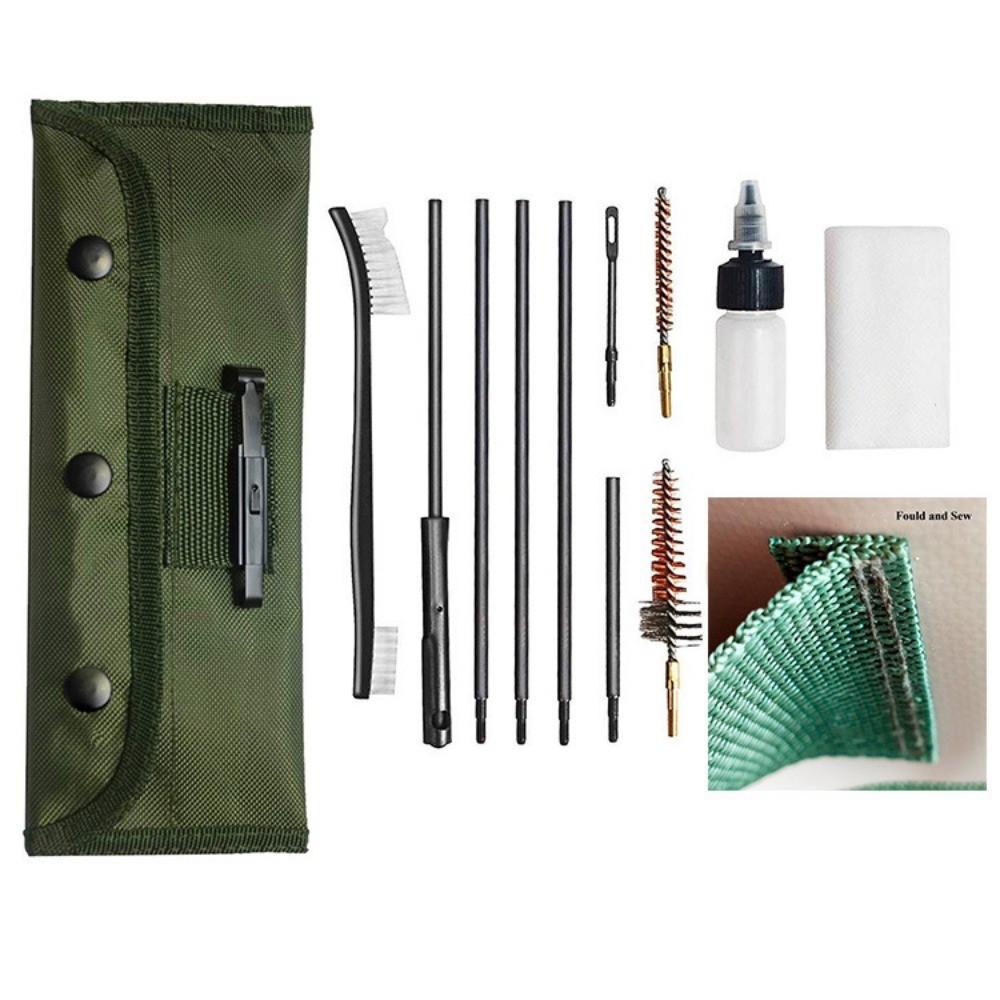 10PCS/Pack AR15 M16 M4 Gun Brushes Cleaning Kit Airsoft Pistol Cleanner 5.56mm .223 22LR .22