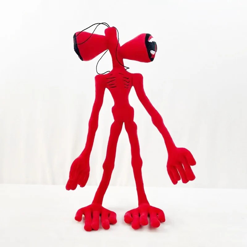 55CM Bendable Siren Head Plush Toys Office Decoration Standing Siren Head Stuffed Toy Desktop