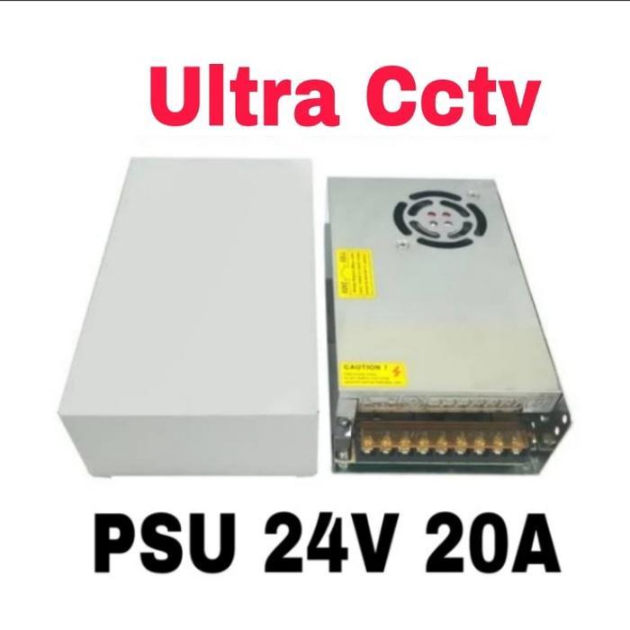 Travo Power Supply 24V 20A Psu 20 Ampere 24Volt High Quality Small 20A