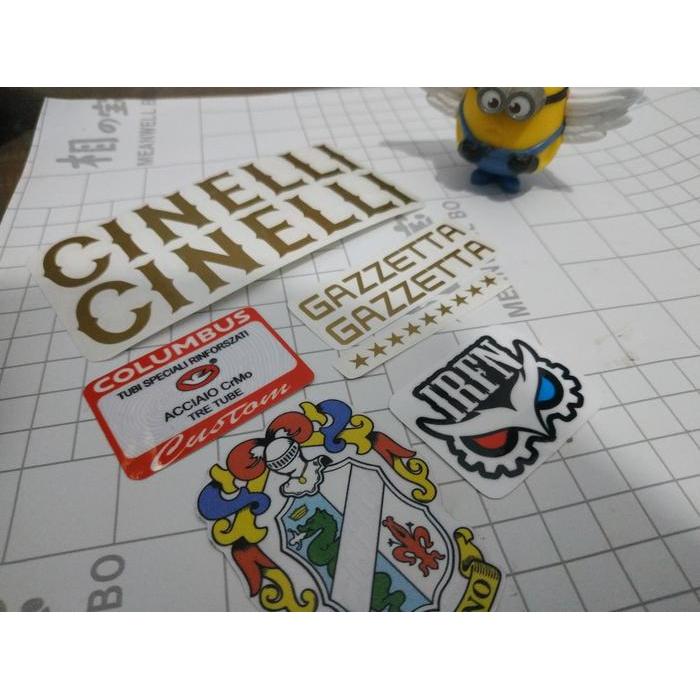 Nonani.Sa- Stiker Decal Frame Cinelli Gazette