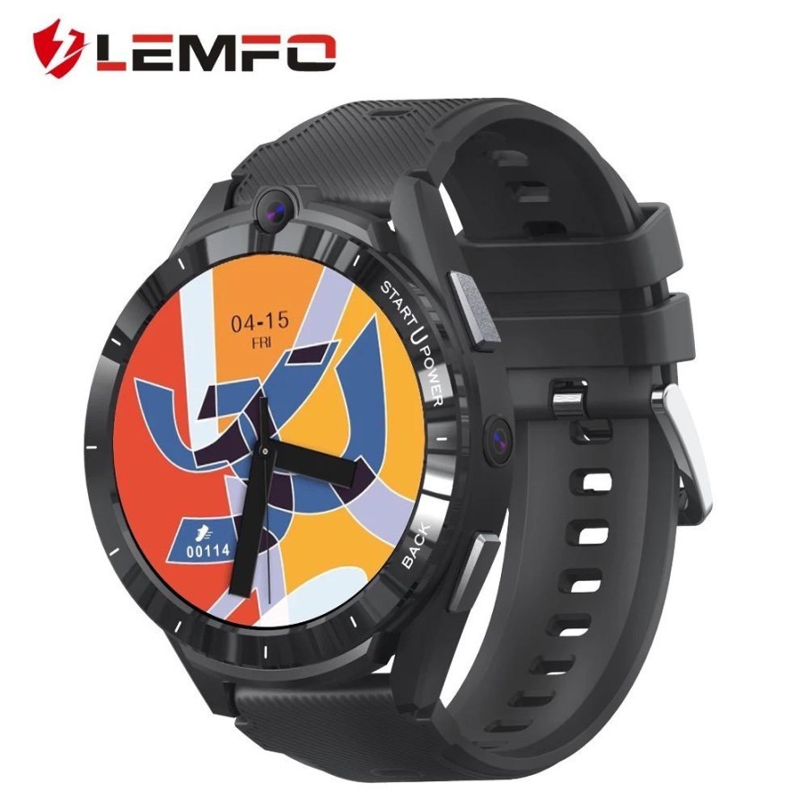 LEMFO LEM16 4G LTE 6/128GB WiFi GPS 1.6" Smartwatch Phone Android 11