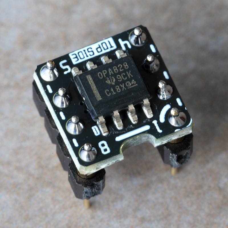 HiFi o OPA828 Single Op Amp Single to Dual Op Amp Super High-End HiFi Dual Operational Amplifier