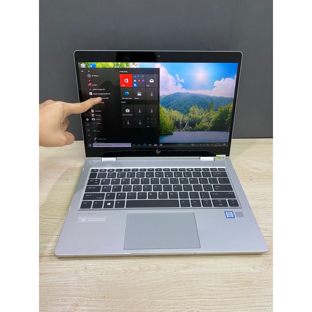 LAPTOP HP ELITEBOOK X360 830 RAM 16 GB SSD 512 GB SLIM LAYAR TOUCHSCREEN PROMO MURAH