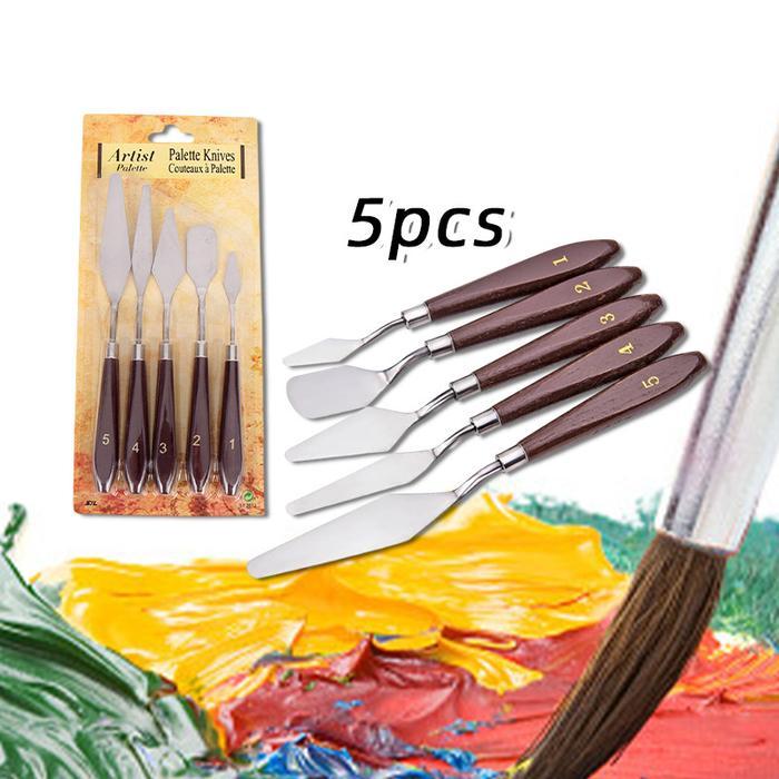 5Pcs/Set Pisau Palet / Spatula Palette / Painting Knife / Scraper Knife