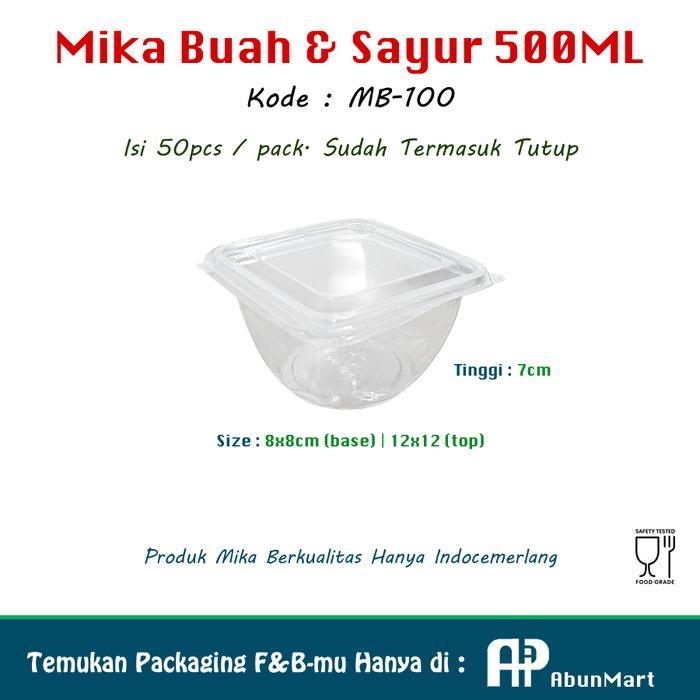 Mika Salad & Buah 500 Ml (Mb100) Isi 50Pcs