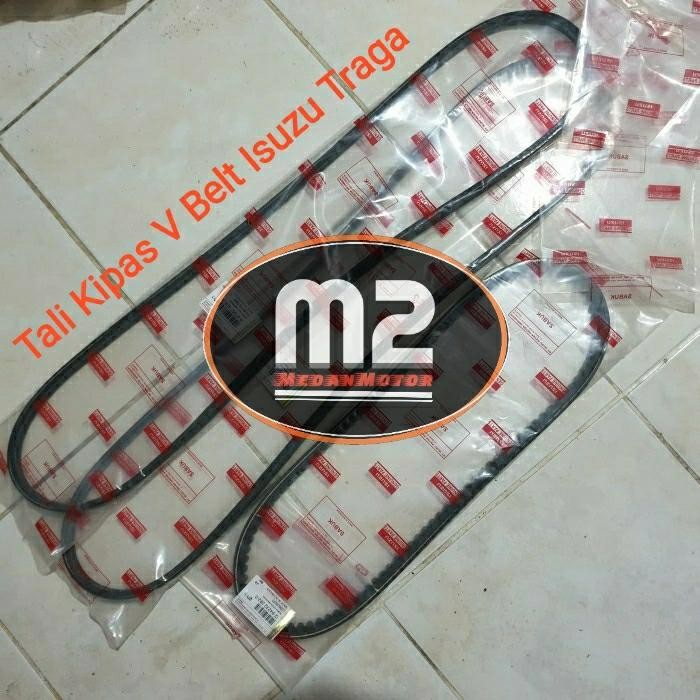 Tali Kipas / V Belt Isuzu Traga GARANSI Original Astra ISUZU (Harga Per 1Set)