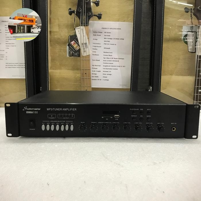 STUDIO MASTER ISMA 150 - mp3/tuner amplifier, mixing amplifier