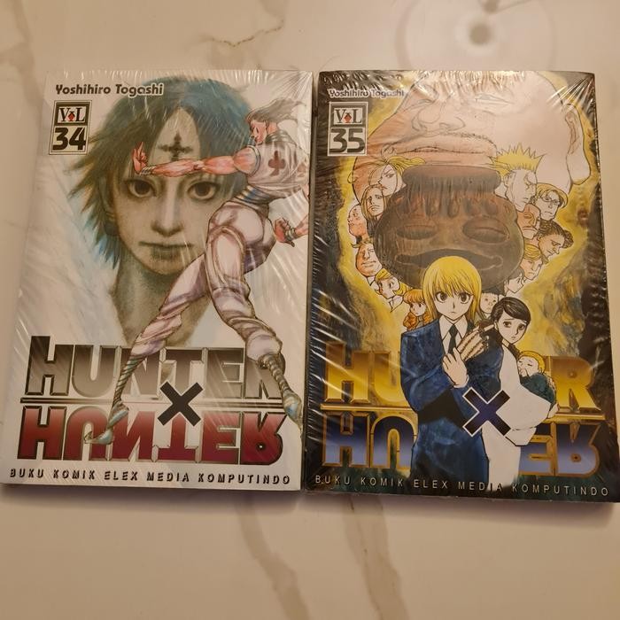 Komik Hunter X Hunter Set Vol 34 Dan 35 Segel Ori Rare