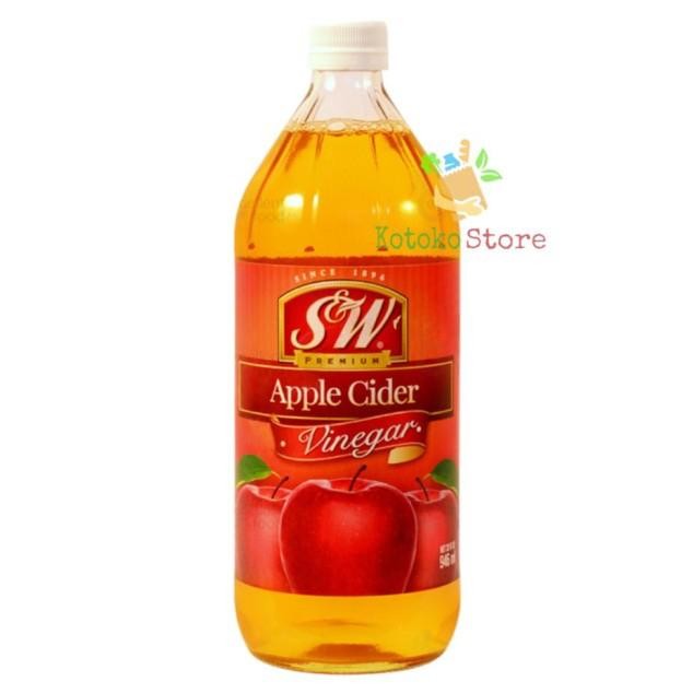 SW Apple Cider Vinegar / Cuka Apel SW / S&W Cuka Apel 946ml