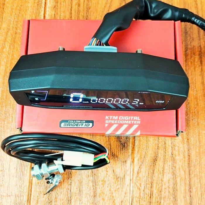 Spidometer Digital KTM RIDE IT Gen 2 set Pangkon CNC Import Universal Spido Speedometer RX King CB