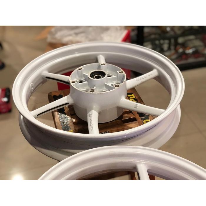 velg rims 17 rcb racingboy ninja rr r krr racing wheel Putih Glossy