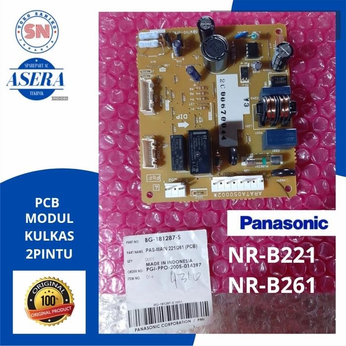 Ready PCB MODUL KULKAS PANASONIC 2 PINTU ORIGINAL NR-B221 DAN NR-B261