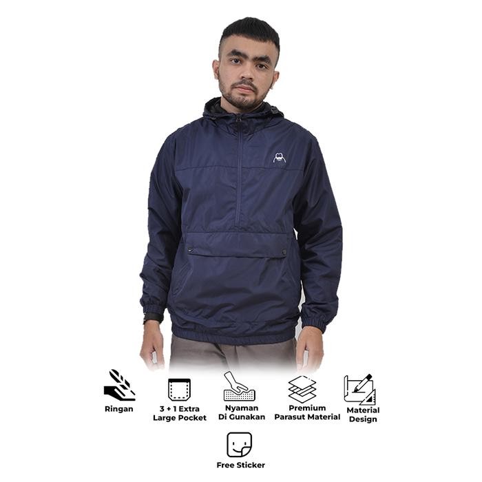 ORIGINAL BREY Jaket Pria Cagoule Parasut Maze Jacket READY STOCK