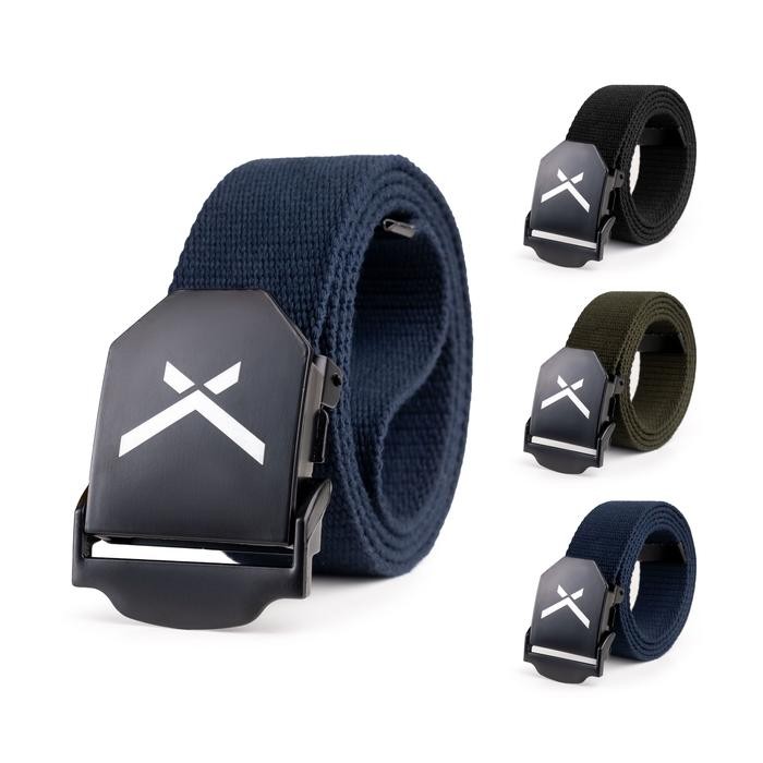 Evernext Ikat Pinggang Pria Sabuk Canvas Pria Rocky Belt Pira Sabuk Berkualitas Gesper Distro Pria