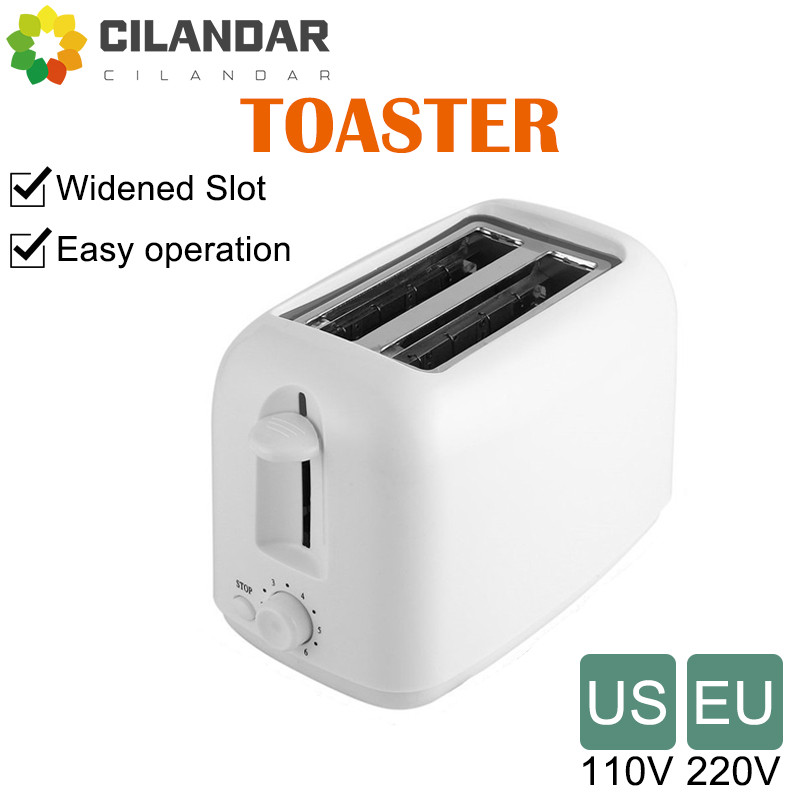 110V 220V Double groove Toast bread machine household sandwich breakfast machine automatic breakfast
