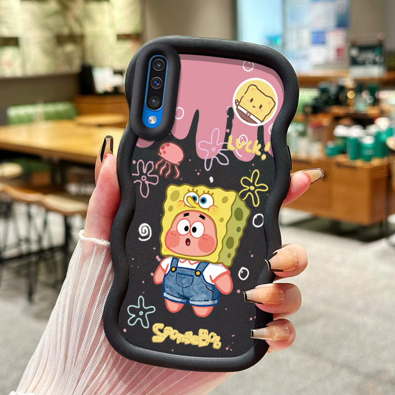 Casing HP Untuk Samsung A50 A50s A30s Case Patrick Star Wavy Edge Macaron Cesing Silikon Softcase Ka