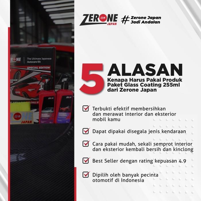 kytf- Paket Instant Coating & Pembersih Kerak Kaca Zerone Japan Pembersih Jamur Kaca