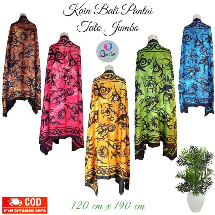 SALE kain bali pantai tebal tato jumbo