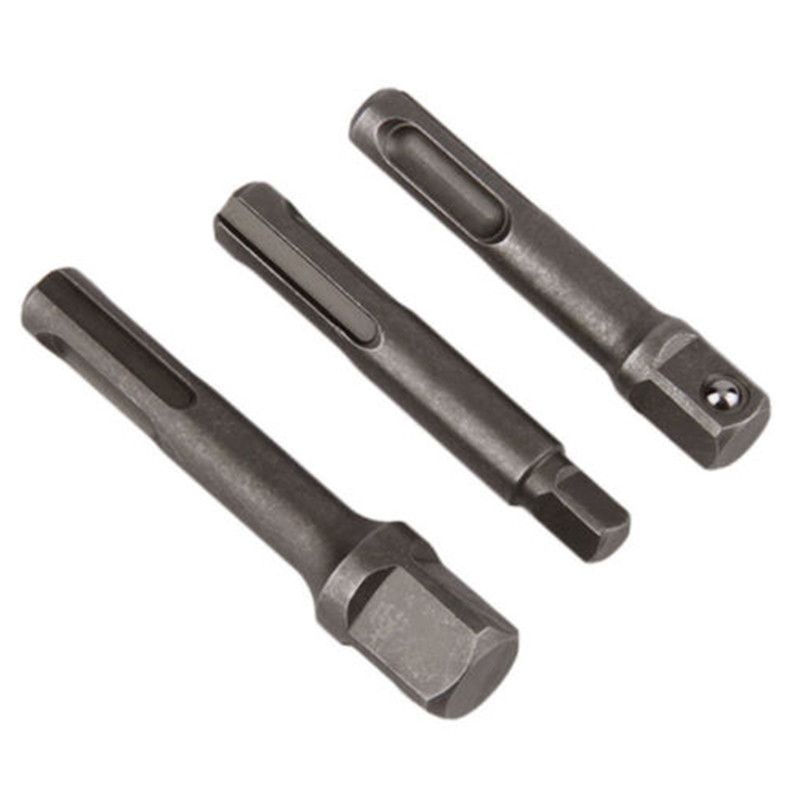 5Pcs Convenient and Reliable Socket Attachment with SDS Plus Socket Driver Drill Bit Hex Shank Chuck