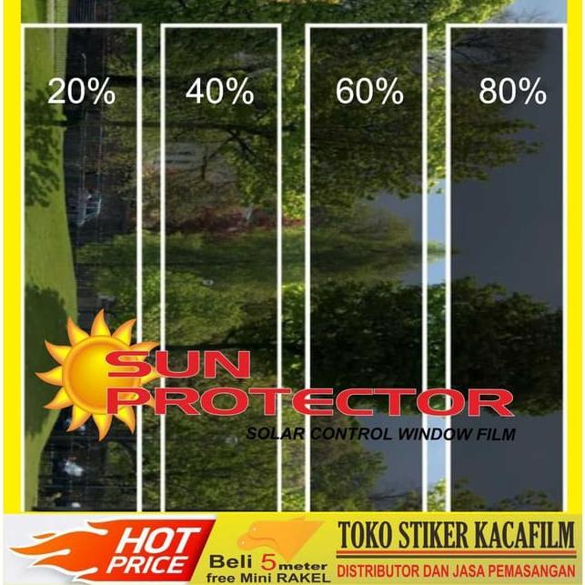 Stiker Kaca Jendela Rumah Mobil Riben Warna Hitam Sticker Kaca film Tolak Panas Sticker Kaca Car