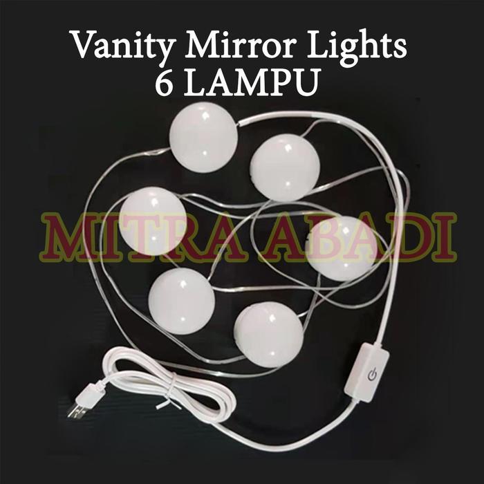 8n7y- Lampu Makeup Bohlam Cermin Led - Vanity Mirror Lights Led