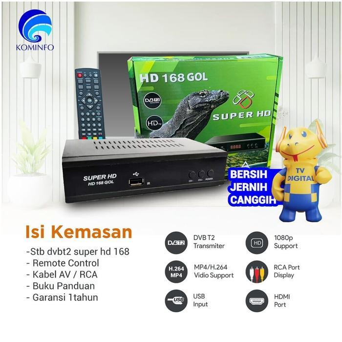 PROMO STB Receiver SUPER HD 168 GOL komodo TERBARU