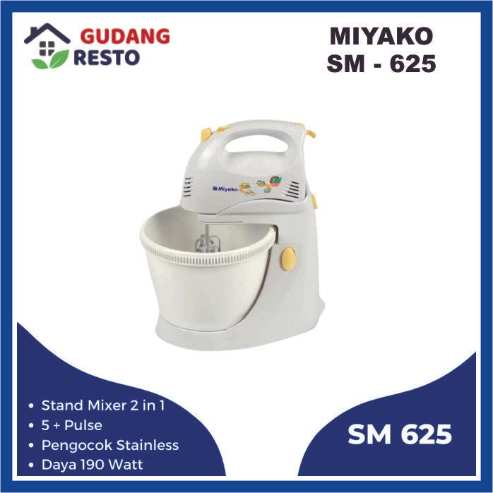 Miyako Stand Mixer Sm 625 / Mixer Berdiri Sm-625 Mangkok / Mixer Hand