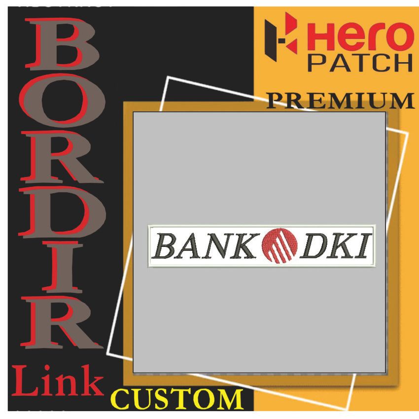 BANK DKI LOGO  HP-251 PATCH BORDIR LOGO/EMBLEM