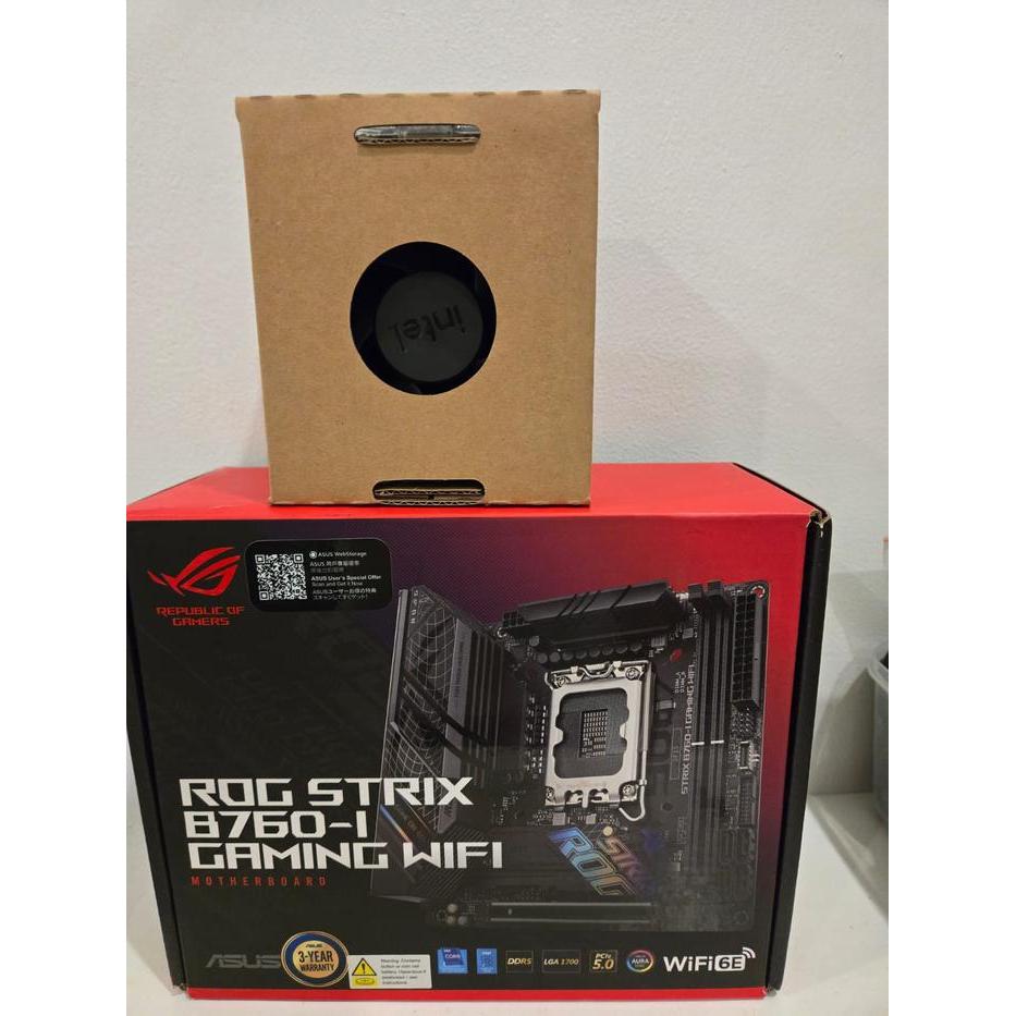 MOTHERBOARD ROG STRIX B760-I GAMING WIFI + PROCESSOR I9 13900K TERMURAH