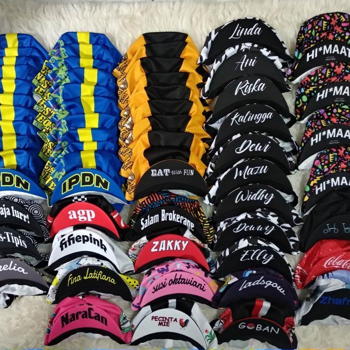Topi Sepeda Cycling Cap Custom