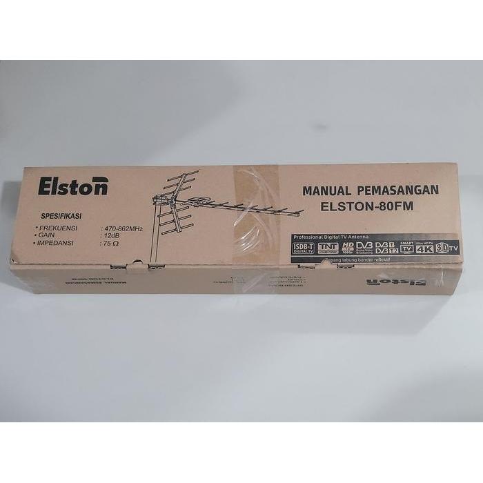 Antena Digital Tv Elston-80Fm Kabel 10 Meter Supprot Stb Tv Antena Outdoor Uhf Analog Digital