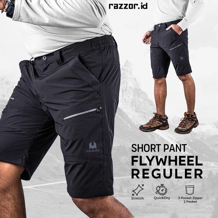 Eiger Adventure - Celana Pendek Quickdry Outdoor Gunung Razzor Flywheel Reguler Original