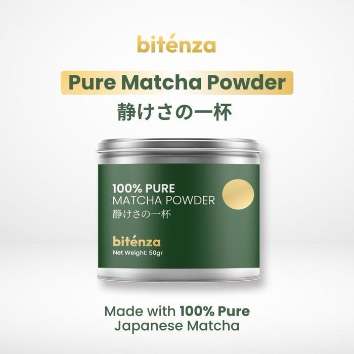 Terpercaya Bitenza - 100% Pure Matcha Japanese Pure Matcha REAL