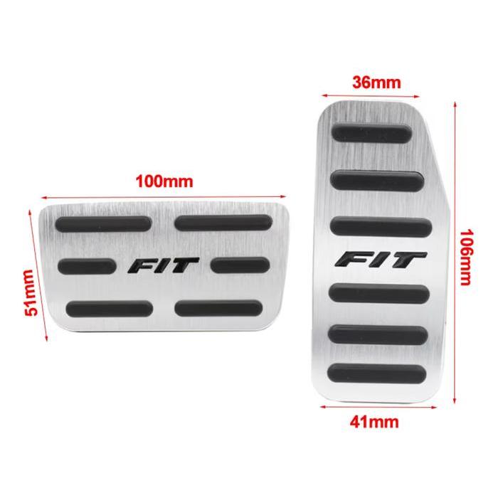 Berkualitas Aksesoris Cover Brake Honda Jazz - Cover Pedal Gas Honda Jazz / Fit Gk5 Terlariss 
