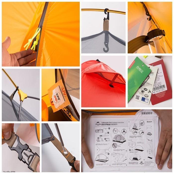 Tenda Cycling Camping 1 Orang Naturehike Nh18A095-D 20D