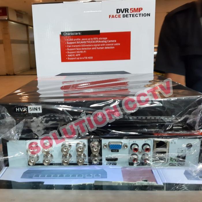BERGARANSI DVR CCTV 8 CHANNEL 5 MP FULL HD SUPPORT SEMUA CAMERA