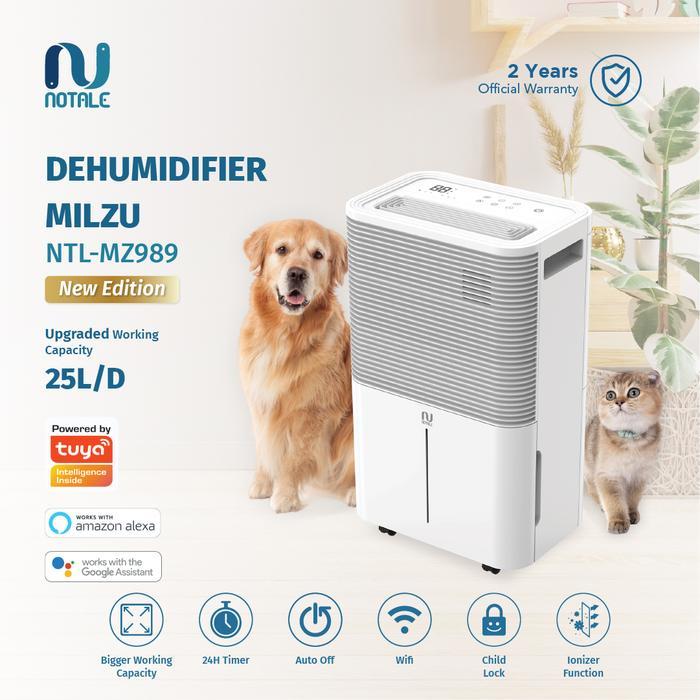 DA Dehumidifier Ruangan Notale Milzu Smart Dehumidifier 20L/hari Garansi