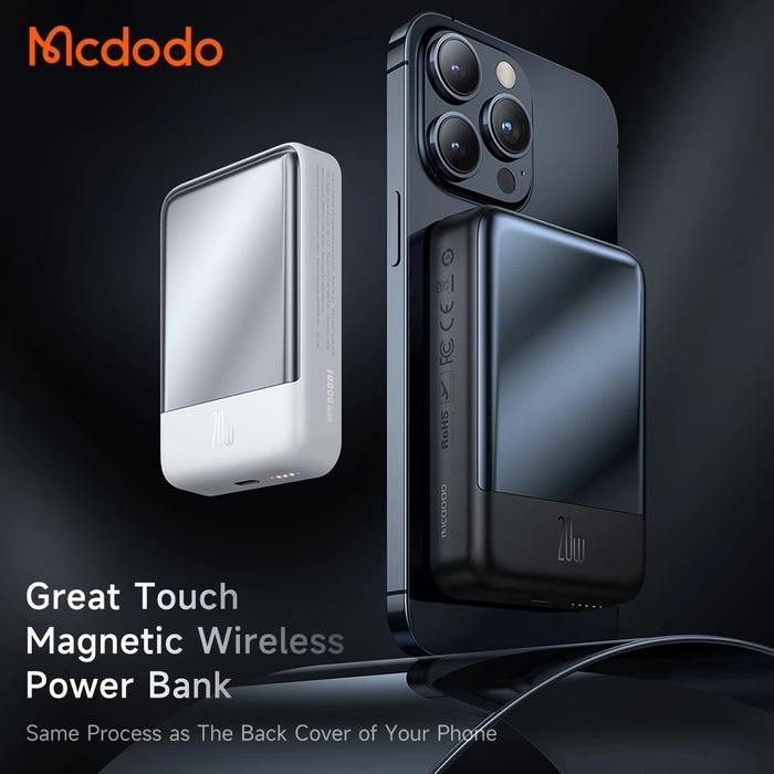 New Product - Mcdodo Powerbank Magsafe For Iphone 11 12 13 14 15 Wireless Fast Charging 15W 10000Mah