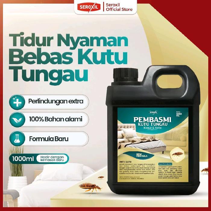 Seroxil Anti Tungau SC 1000 ml Pengendali Kutu Kasur Sofa Gudang - Merek Seroxil Anti Kutu Tungau