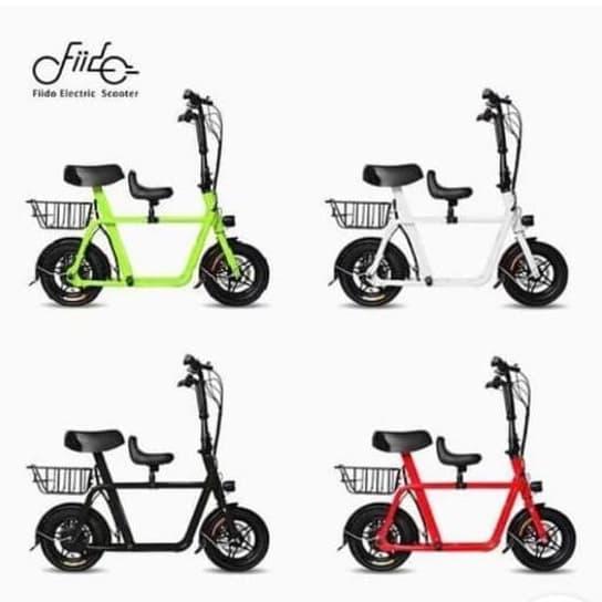 Fiido scooter electric - Merah